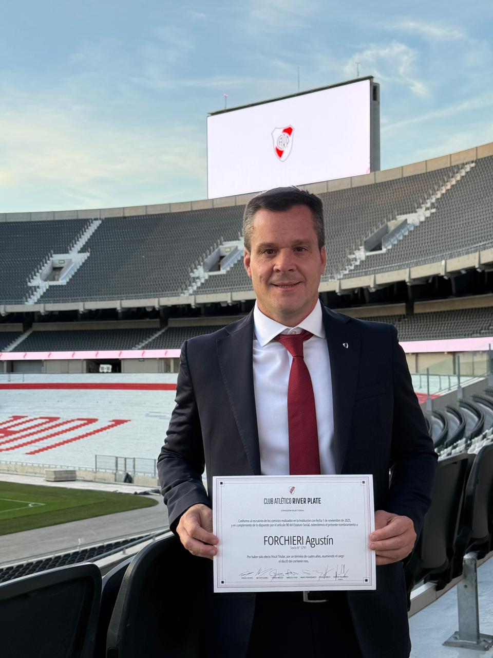 Agustín Forchieri - Diputado de Buenos Aires y Dirigente de River Plate